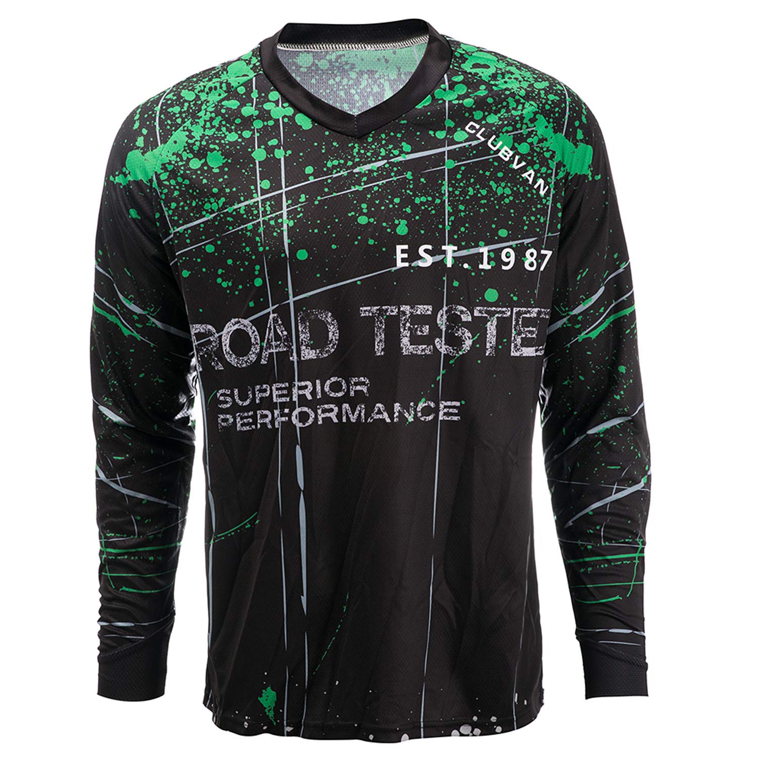 JPOJPO Men's Cycling Jersey MTB Downhill Shirt Long Sleeve Motorcycle Breathable