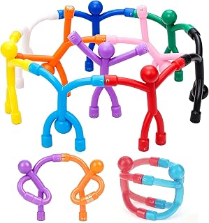 Magnetic Fidget Travel Toys for Kids Age 3-8 Year Old, 12Pcs Magnet Figures | Fun Magnetic Men Set for Travel Games, Airplane & Road Trips, Fridge Magnets, Sensory Toys Gifts for Boys and Girls