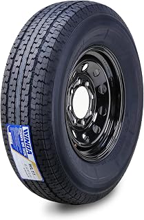 WINDA Trailer Tire Wheel ST235/80R16 10-Ply E 124L 8X6.5" PCD Black Mod Rim | 8 Lug on 6.5" PCD Rim Assembly Load Range E