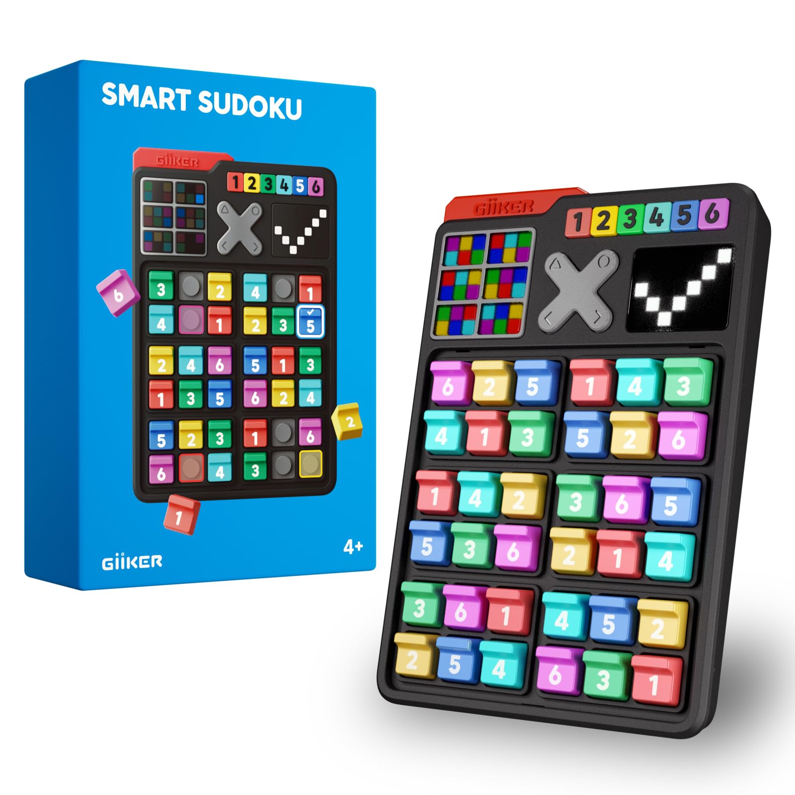 GiiKER Smart Sudoku Puzzle Game, 2500 Challenges for All Ages | Brain teaser for