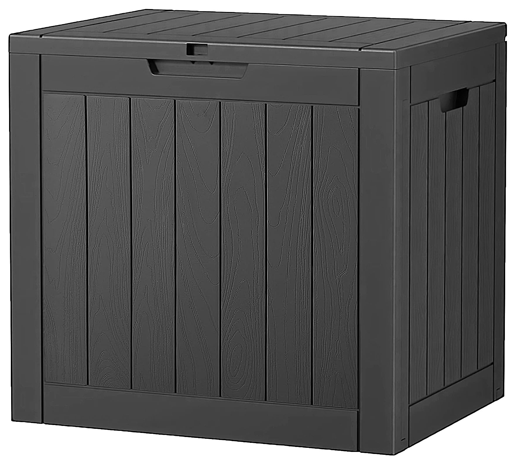 NUNU LAB 35 Gal Outdoor Storage Box Waterproof Lockable,Deck Box,Black | Waterpr