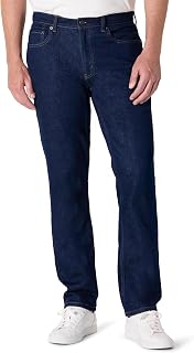Amazon Essentials Jean Coupe Droite à Faible Élasticité Homme