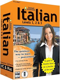 Instant Immersion: Italian, Levels 1,2 and 3
