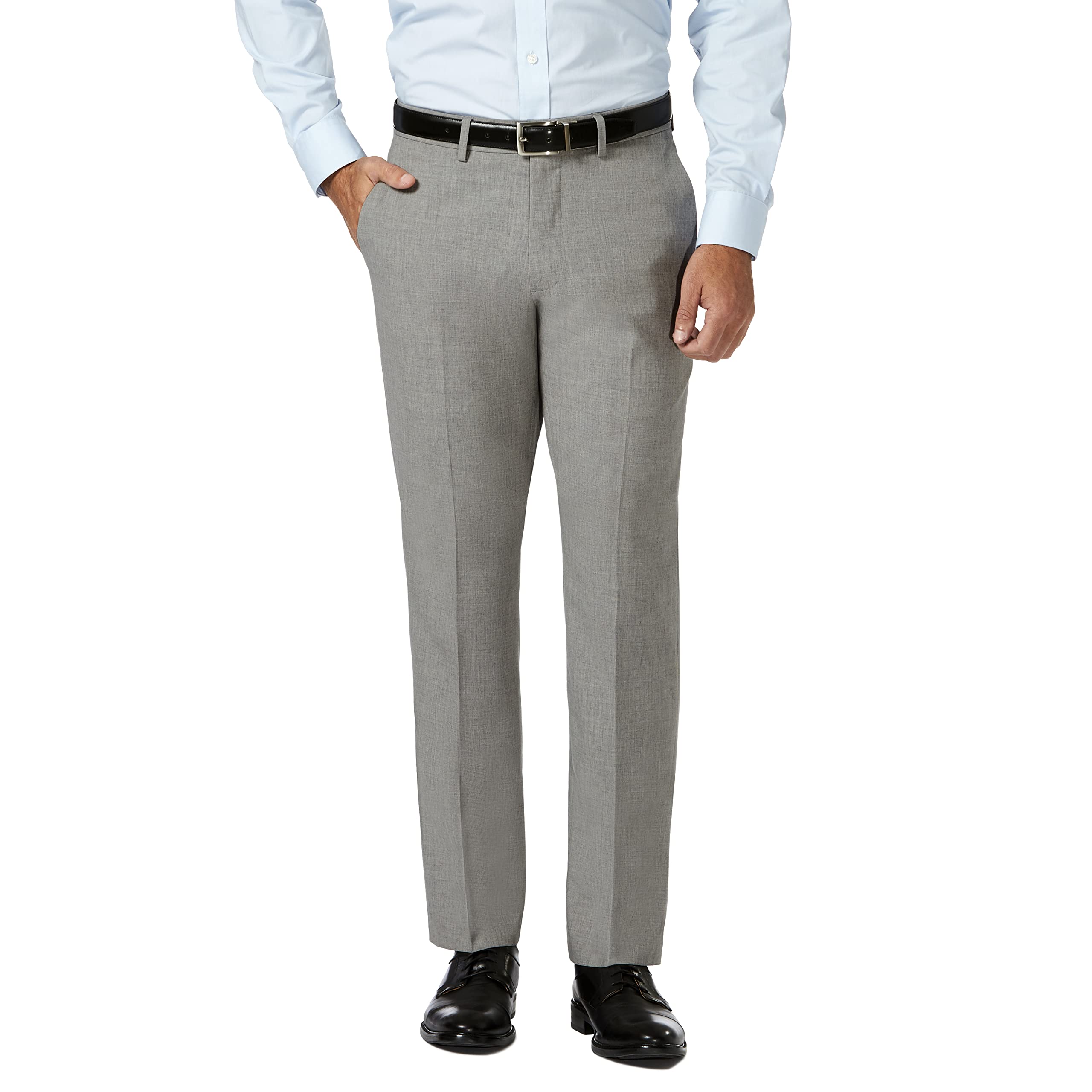 Haggar Hombres Pantalones Casuales - Gris -