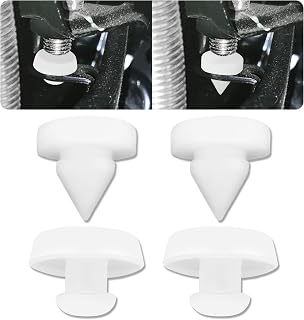 Salior 4PCS Brake Pedal Stop Pad of OEM# 46505-SA5-000,Brake Switch Stopper of Multi-Style Compatible with Acura Honda,Standard Brake Light Switch Stopper Tool Kit of Car Accessories (4PCS)