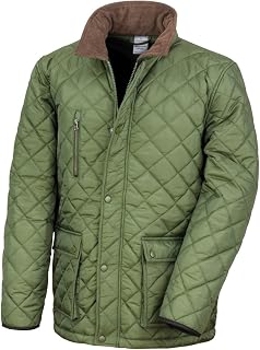 Result Mens Cheltenham Gold Fleece Lined Jacket (Water Repellent & Windproof)
