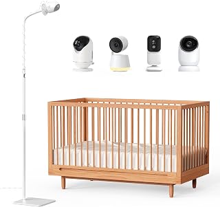 Dr.Care Universal Baby Monitor Floor Stand Camera Holder with Stable Base | Adjustable Gooseneck Holder, No-Drill Installation, Compatible with All Dr.Care Cameras