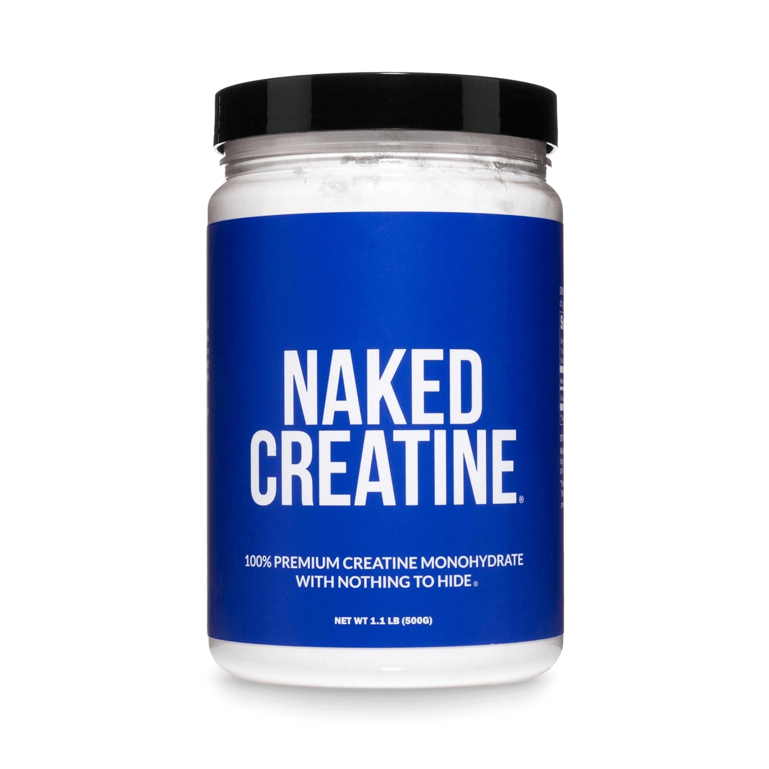 NAKED Pure Micronized Creatine Monohydrate Powder - NSF Certified, Unflavored, 5