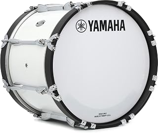 Yamaha 6300 Series Power-Lite 16-inch x 13-inch Marching Bass Drum - White