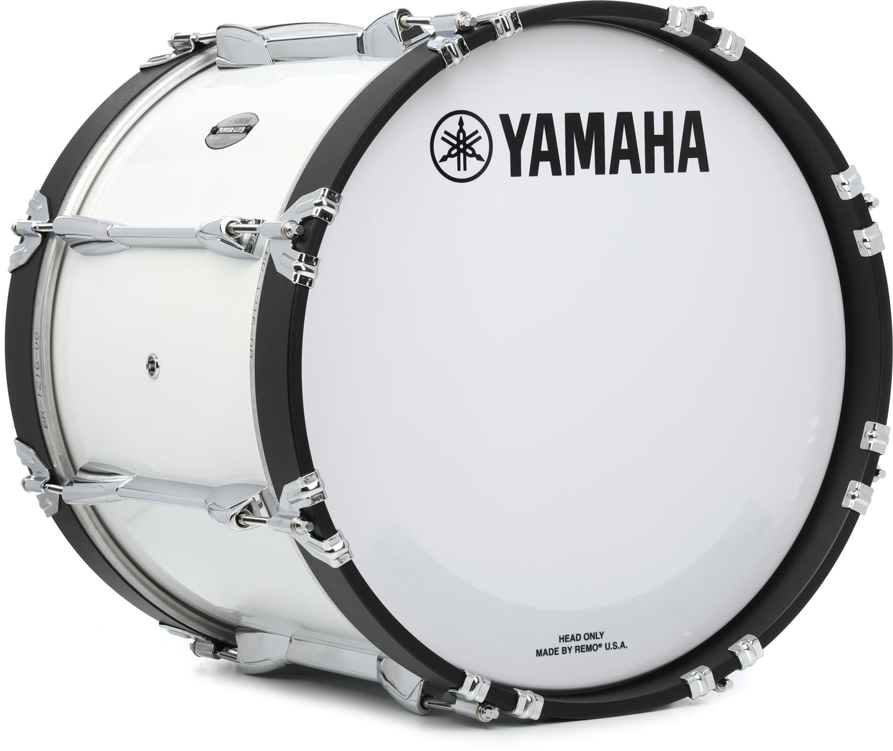 Yamaha 6300 Series Power-Lite 16-inch x 13-inch Marching Bass Drum - White