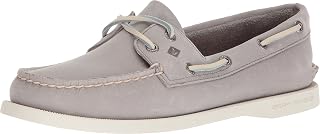 Sperry A/O 2-Eye Cow Lea. Grigio, Scarpe da Vela Donna, 40.5 EU