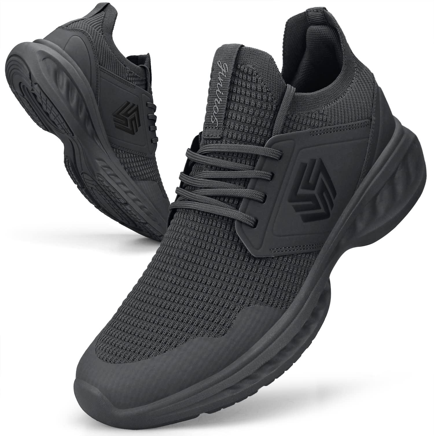 Giniros Men's Lightweight Sneakers Comfortable Running Gymnastics