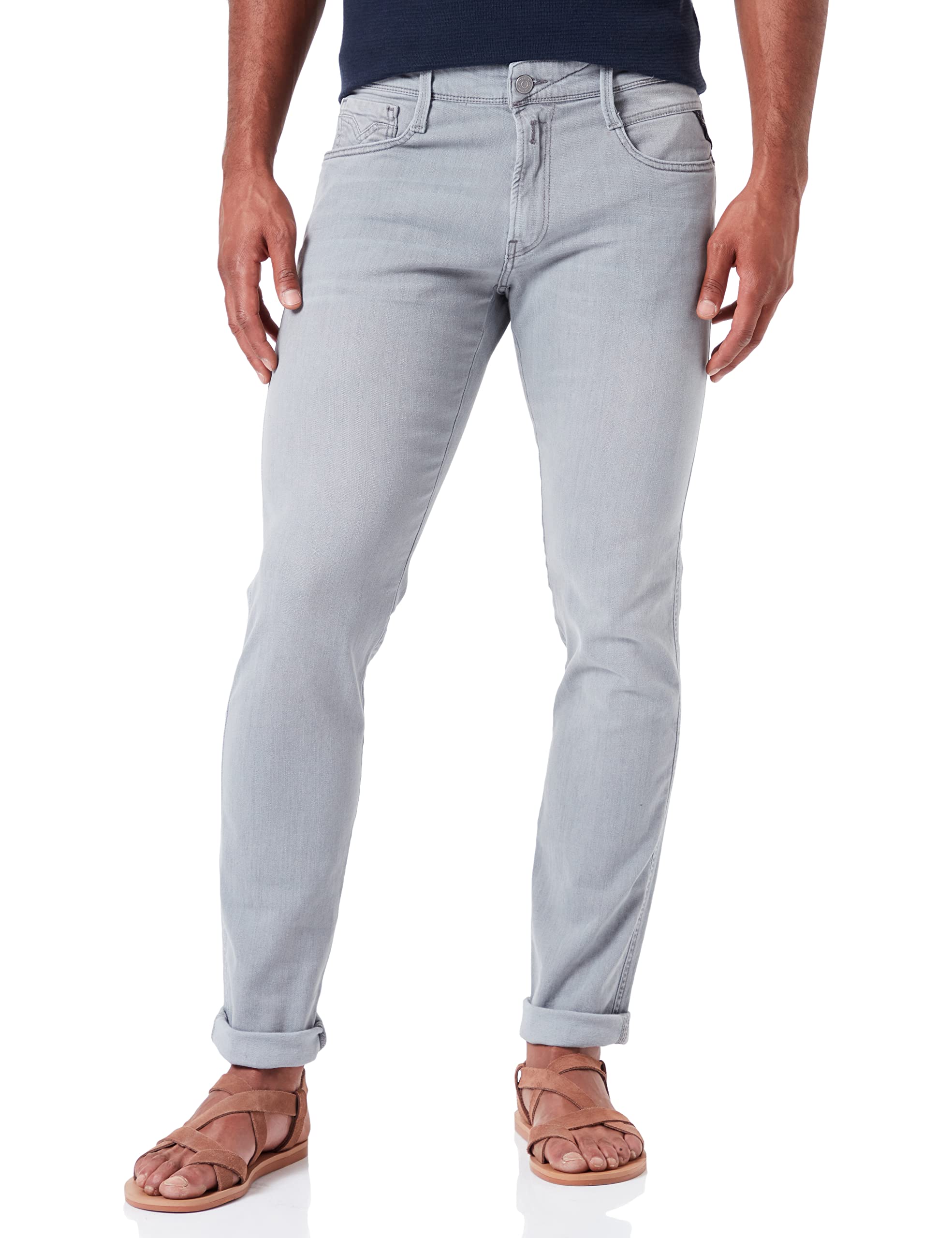 Replay Anbass Men's Slim Fit Jeans with Comfort Stretch