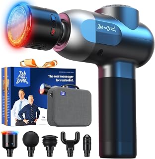 Massage Gun with Heat and Cold Therapy, BOB AND BRAD C2 Pro Deep Tissue Muscle Massage Gun, Professional Massager for Home Gym Office Workout Recovery Pain Soreness Relief, Gift for Men Women
