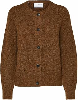 SELECTED FEMME Slflulu Ls Knit Short Cardigan B Noos