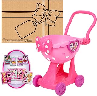 Minnie's Happy Helpers Bowtique Shopping Cart, Officially Licensed Kids Toys for Ages 3 Up by Just Play