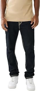 True Religion Men's Ricky Super T Straight Leg Jeans - Stretch Denim