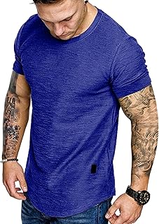 Men's Fashion Cotton Training Gym Athletic T-Shirt