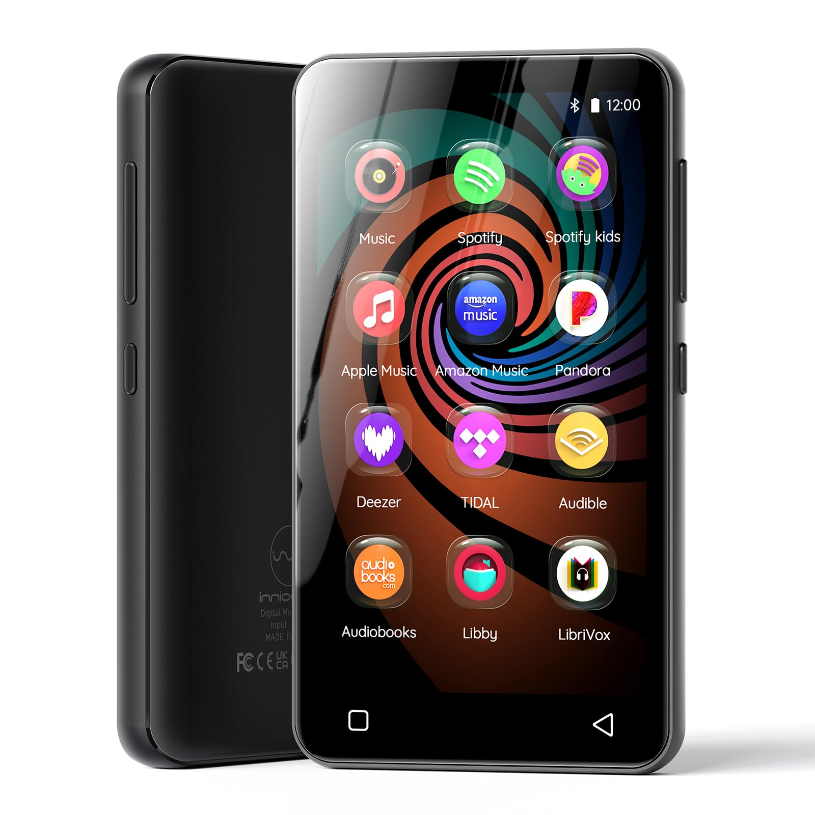 160GB MP3 Player with Bluetooth and WiFi, innioasis Music Player with Spotify,Pa