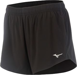 Mizuno Short Infinity pour Femme 8,9 cm, Noir, XS