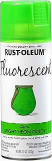 Rust-Oleum Fluorescent Green Spray Paint | High Visibility Finish, Signs, Safety Markings & Craft Projects, Bright Fluorescent Color, 11 Oz