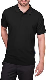 HRM Men's Heavy Polo I Premium Polo Shirt Made of 100% Cotton I Basic Polo Shirt Washable up to 60°C I High-Quality & Sustainable Men's Clothing I Workwear