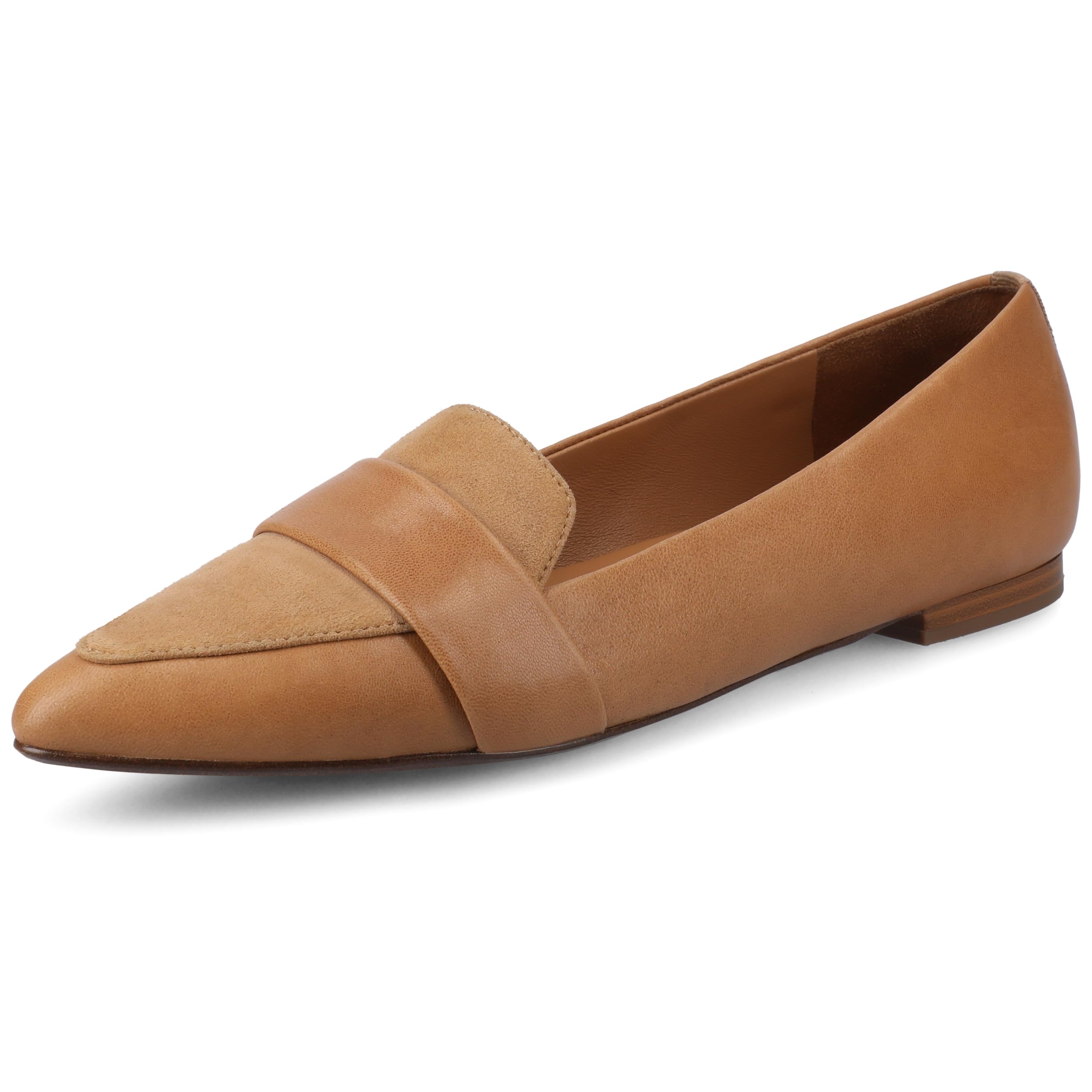 Birdies Sparrow Women’s Pointed-Toe Loafers, Slip-On Flats with All-Day Cushioni