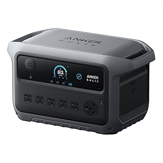 Anker SOLIX C2000 Gen 2 Portable Power Station, 2,048Wh, 2,400W, Camping | 2,048Wh LiFePO4 Battery, Full Charge in 58 Min, 2,400W (Peak 4,000W) Solar Generator for USP, Outdoor and Emergency Use