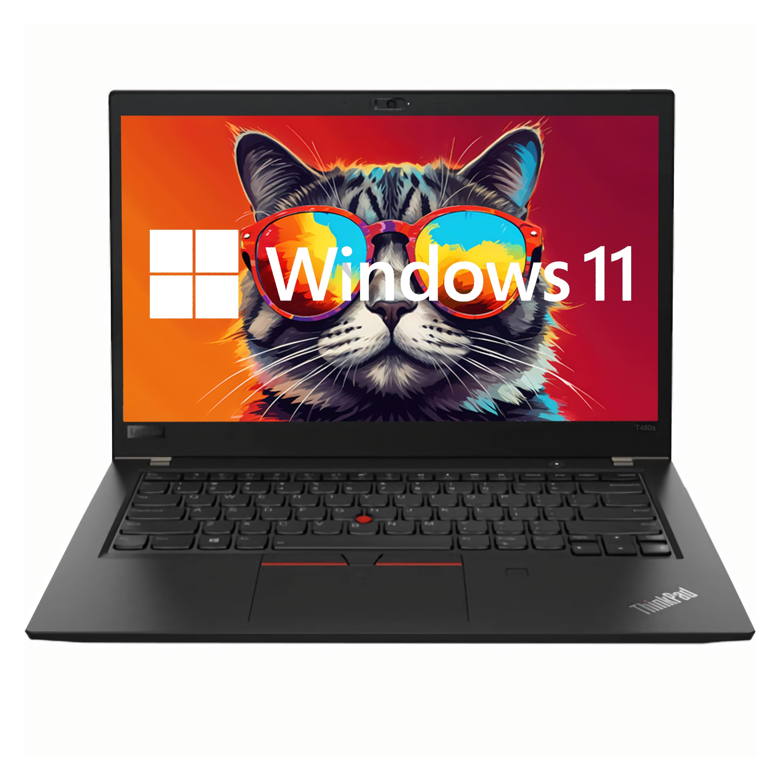 Lenovo ThinkPad T480s Windows 11 Pro Laptop Computer, 14" FHD (1920x1080) Busine