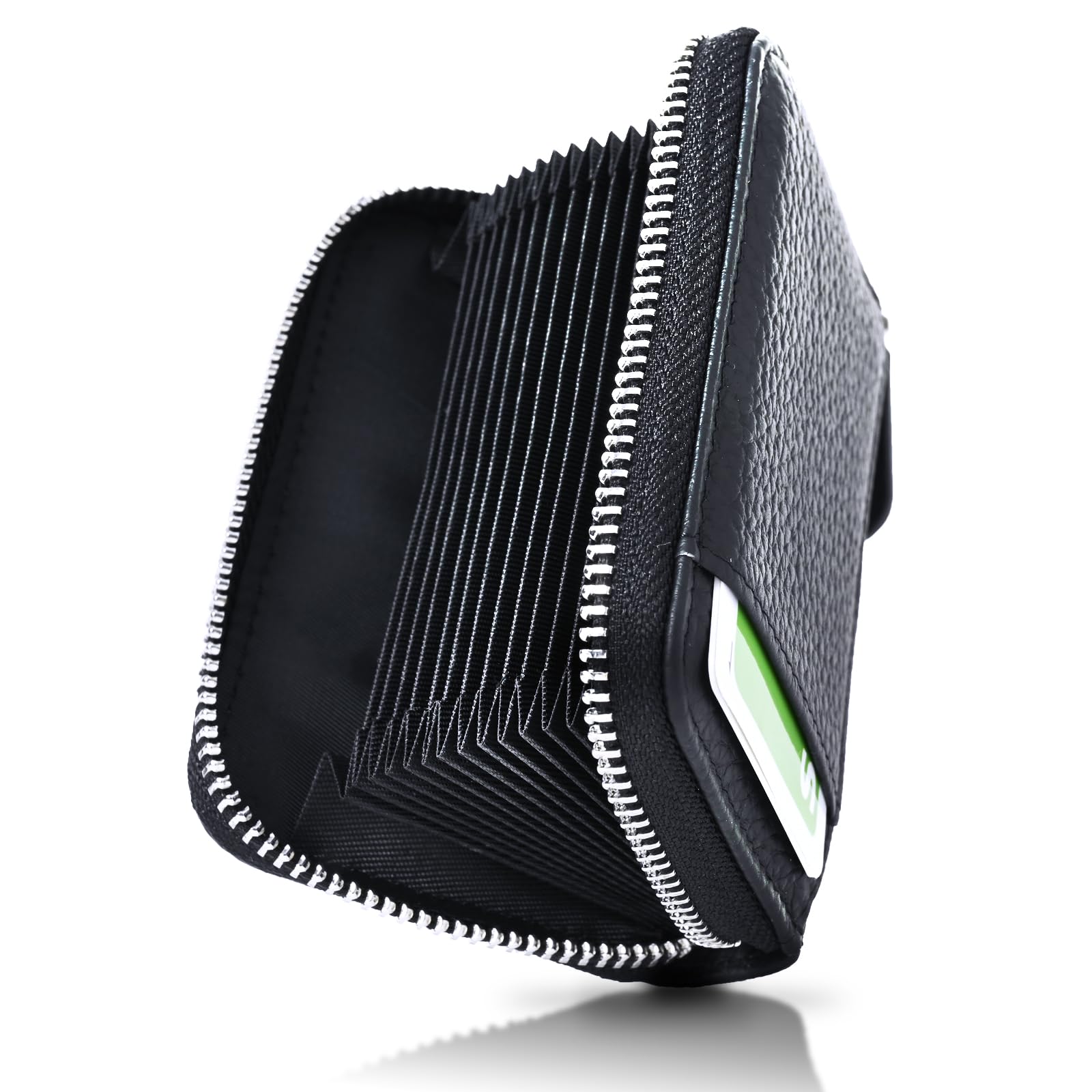 QUARE Card Case, Card Holder, Coin Purse, Mini Wallet, Men's, Large Capacity, Co