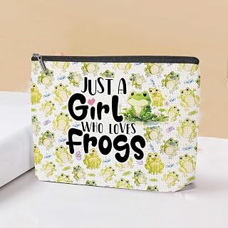 Cute Dog Makeup Bag, Owl Frog Llama Cow Dog Accessories Cosmetic Bag, Pet Theme Toiletry Pouch, Friendship Gift, LCS Multicolor 00073