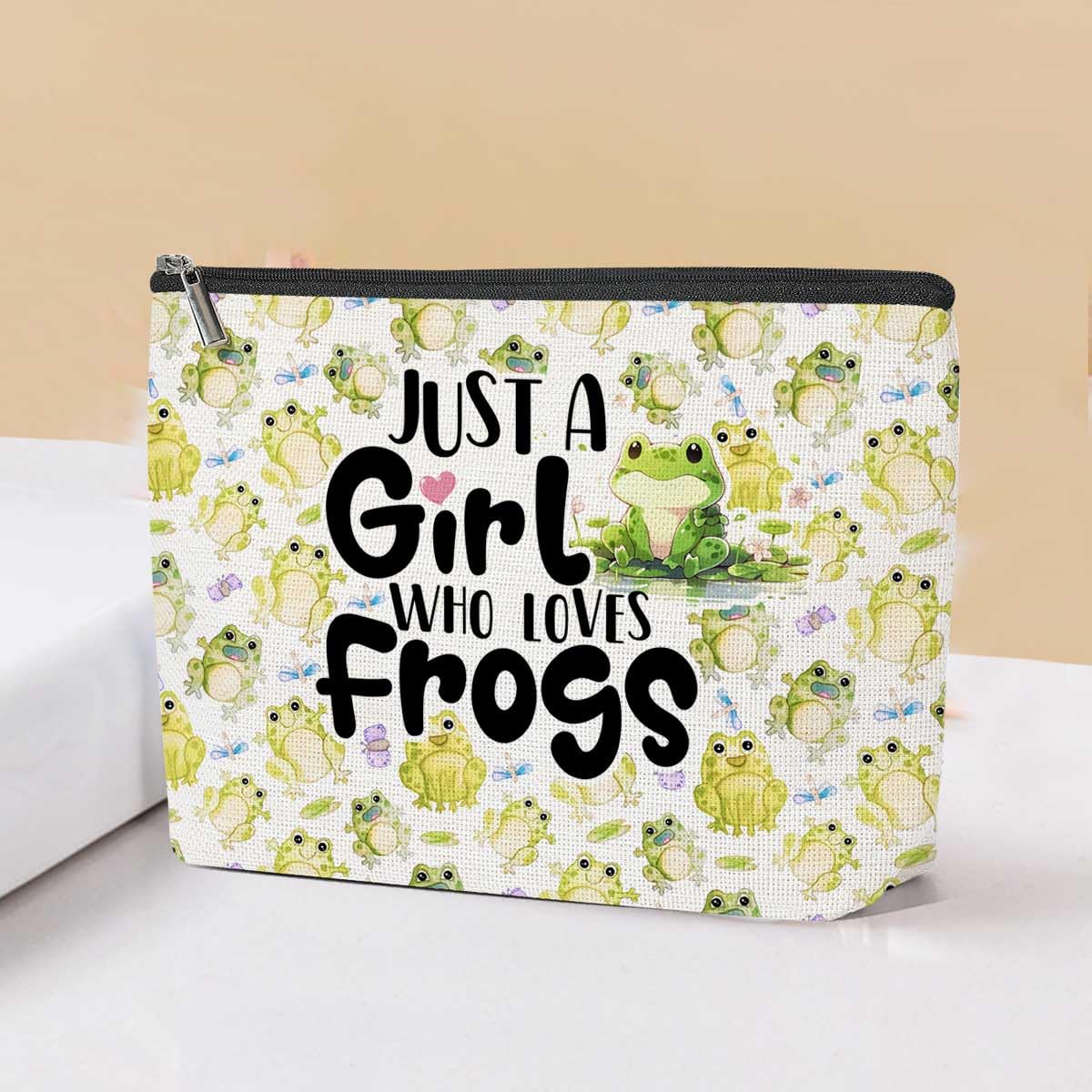 Cute Dog Makeup Bag, Owl Frog Llama Cow Dog Accessories Cosmetic Bag, Pet Theme 