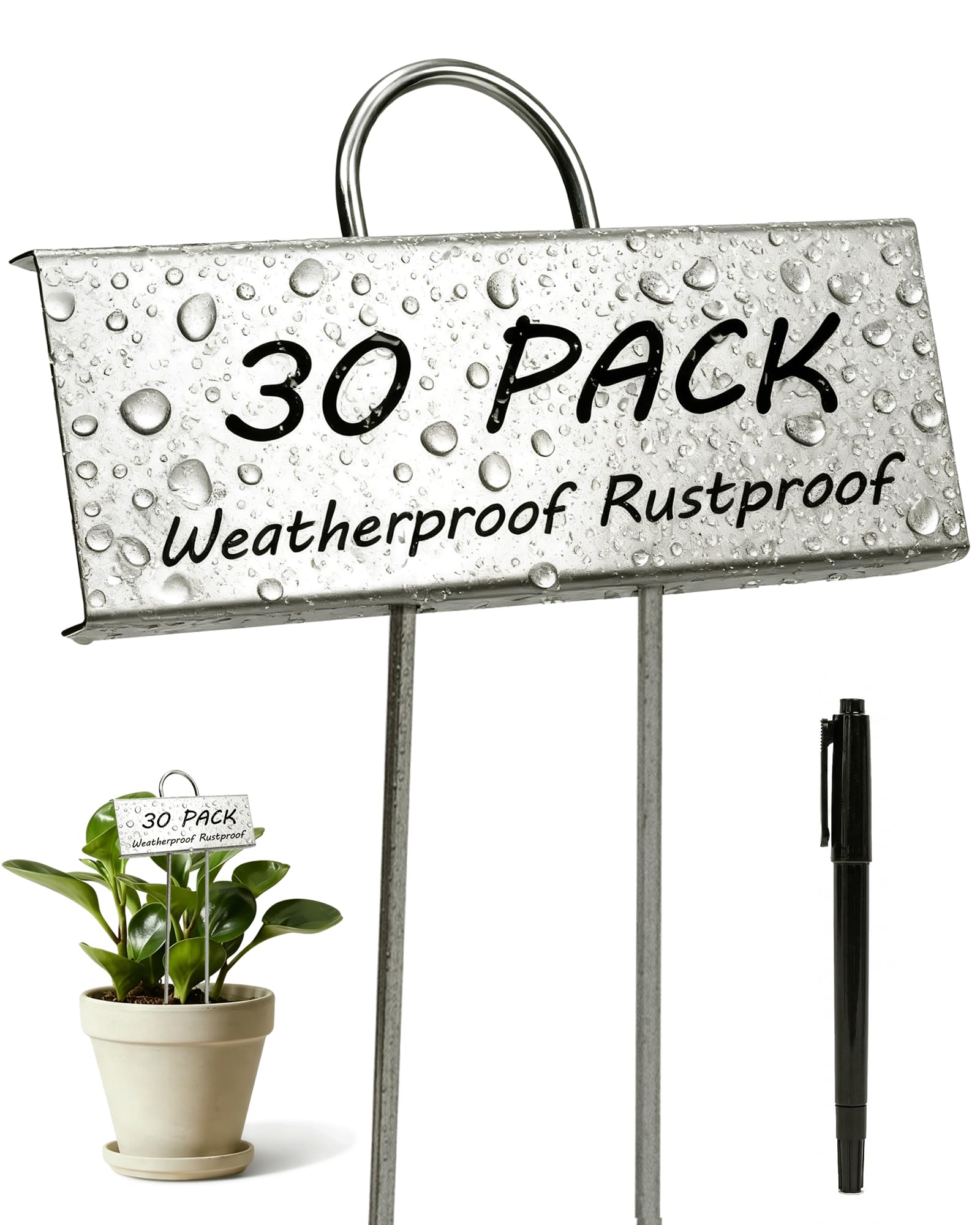 Bamworld Plant Labels for Garden – Durable Plant Tags and Garden Signs – Ideal G