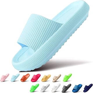Sumvov Slippers for Women Men Non-Slip Slippers for Shower Pool, House Slippers for Women, Soft as a Cloud, Beach Pool Slippers for Women and Men