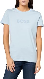 Hugo Boss Mens Big Logo Cotton T-Shirt-Discontinued