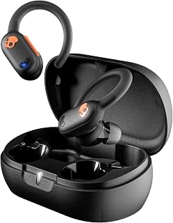 Skullcandy Push ANC Active Noise Cancelling Wireless Earbuds - Black/Orange
