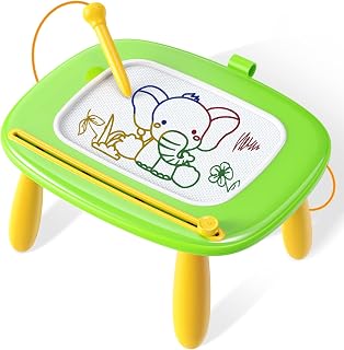 Seimome Toddlers Toys Ages 1-3, Magnetic Drawing Board, Doodle Board Pad Learning and Educational Toys for 18 Months Kids Birthday Gifts- Green