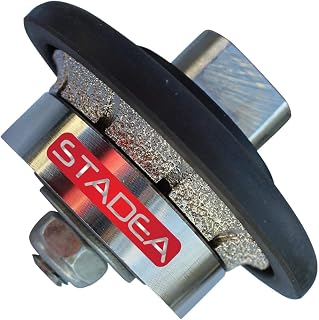 3/16" Stone Diamond Router bit Granite Profile Wheel - for Hand Profiler Marble Demi Half Bullnose Radius B5 Edges Grinding by STADEA