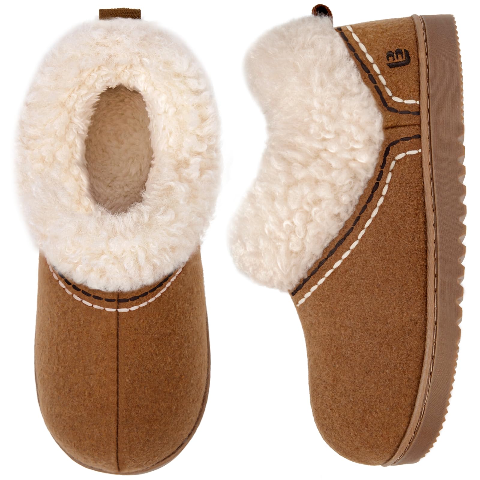LongBay Women's Bootie Slippers Memory Foam Warm Winter House Shoes Gifts