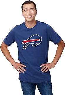 FOCO Men's NFL Team Logo Shirt Short Sleeve T-Shirt Shirt (Pack of 1)