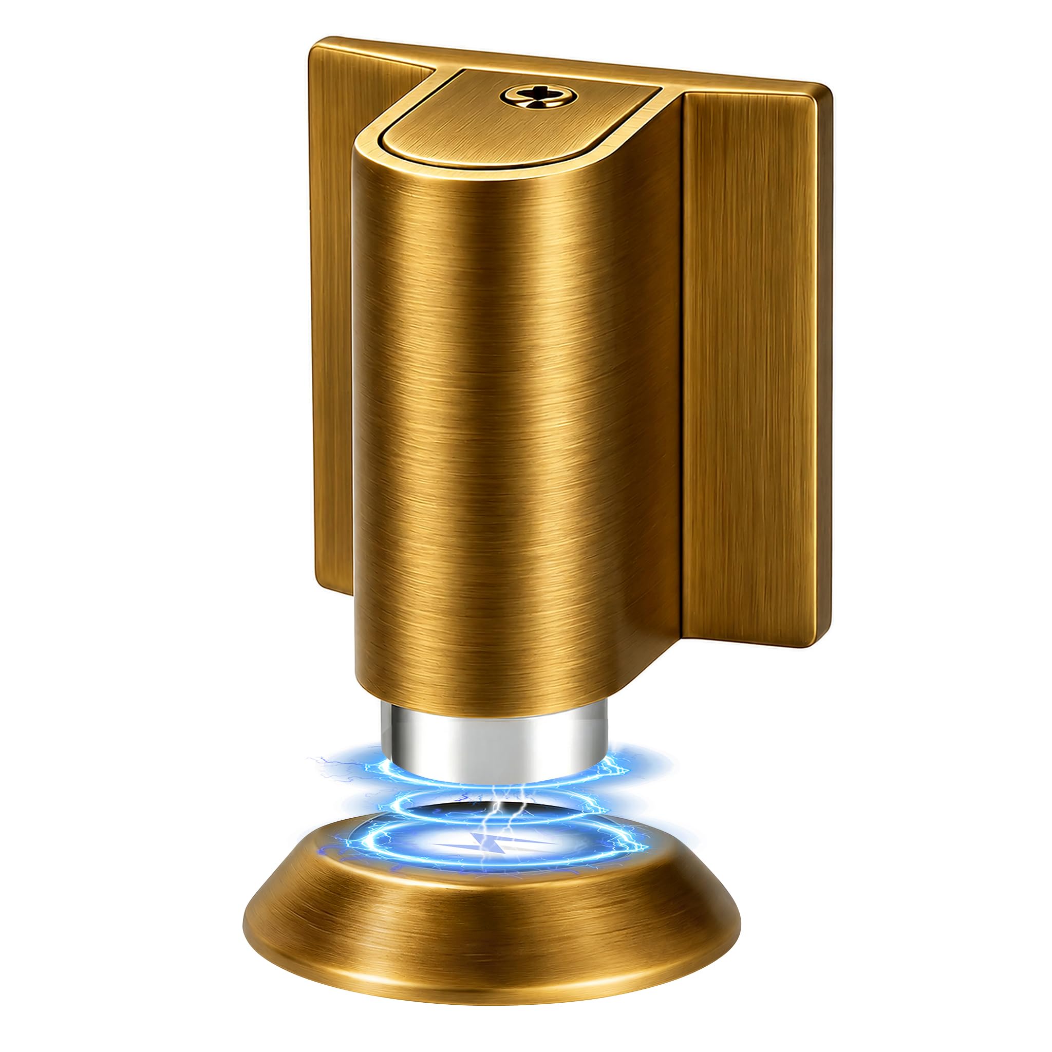 DS168AB-3 Magnetic Door Stops Indoor Adjustable Security Bottom Door Stop No Dri