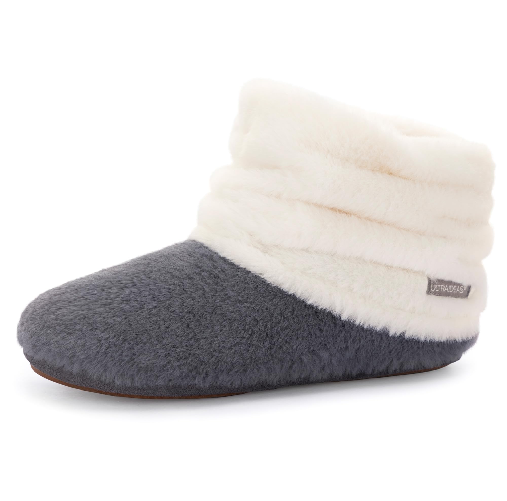 ULTRAIDEAS Women's Fuzzy Indoor Memory Foam House Slippers