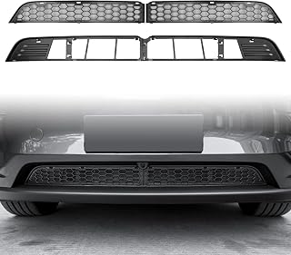 KUNIST Grille Mesh Inserts for 2026 Tesla New Model Y Premium | Front Air Inlet Vent Grille Cover Replacement for Tesla Model Y Juniper Accessories (Not fit 2026 Standard &amp; Performance)