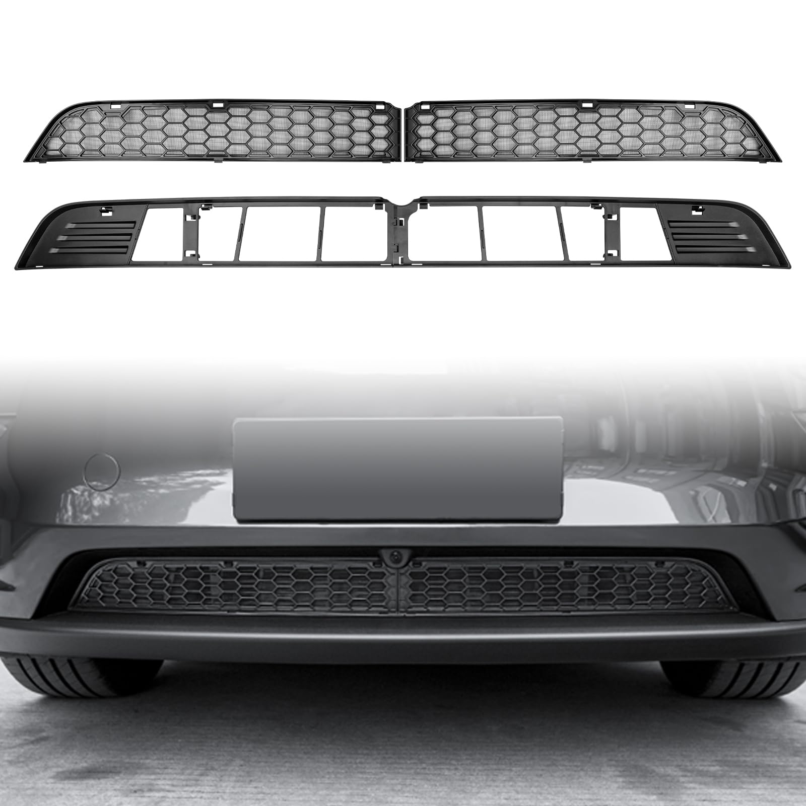 KUNIST Grille Mesh Inserts for 2026 Tesla New Model Y Premium | Front Air Inlet 
