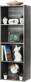 Amazon Brand - Movian CX-4 Basic Storage Shelf, Cabinet Drawers / Wooden Cabinet with Shelves / Cube Bookcase, Easy Assembly, Modular, Office, Living Room, Bedroom, Grey Oak