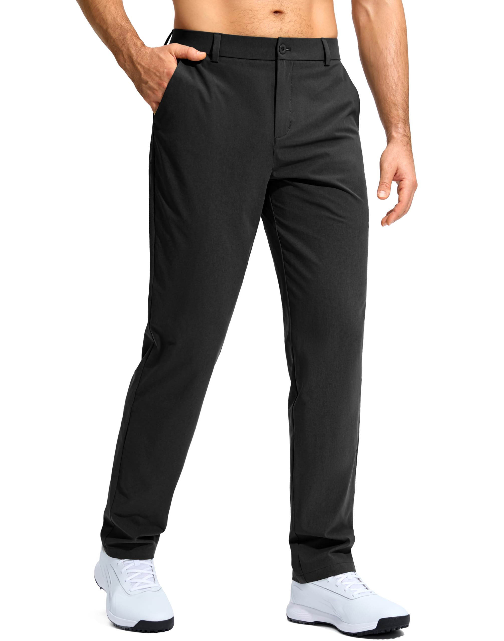 G Gradual Mens Golf Pants 30"/32"/34" Stretch Dress Work Casual Pants