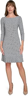 Tommy Hilfiger Adaptive Jersey Stretch 3/4 Sleeve Women's Dress