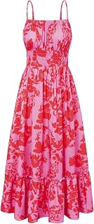 GRACE KARIN Summer Dresses for Women 2026 Vacation Boho Maxi Sundress