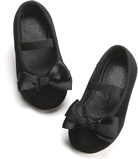 Felix & Flora Toddler Flower Girl Dress Shoes - Girl Ballet Flats Party School Shoes Wedding