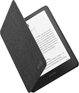 Amazon Kindle Paperwhite and Kindle Colorsoft Case, Lightweight and Water-Safe, Foldable Protective Cover - Fabric